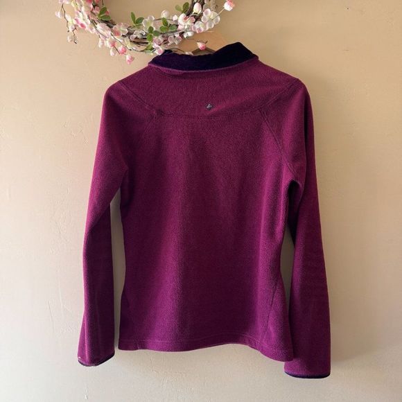 Prana Fleece Pullover with velvet collar size M - Picture 3 of 7